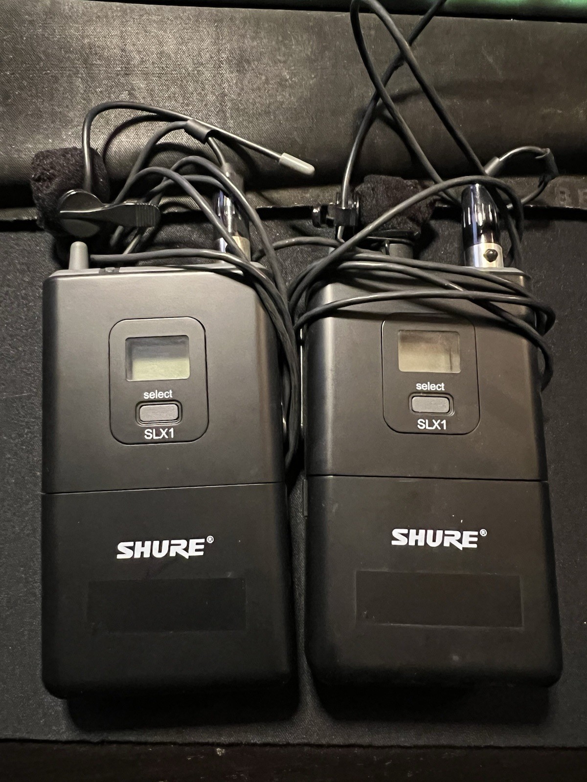 Shure SLX1 Bodypack Transmitter, G5 - Black (SLX1=-G5) 494-518hz