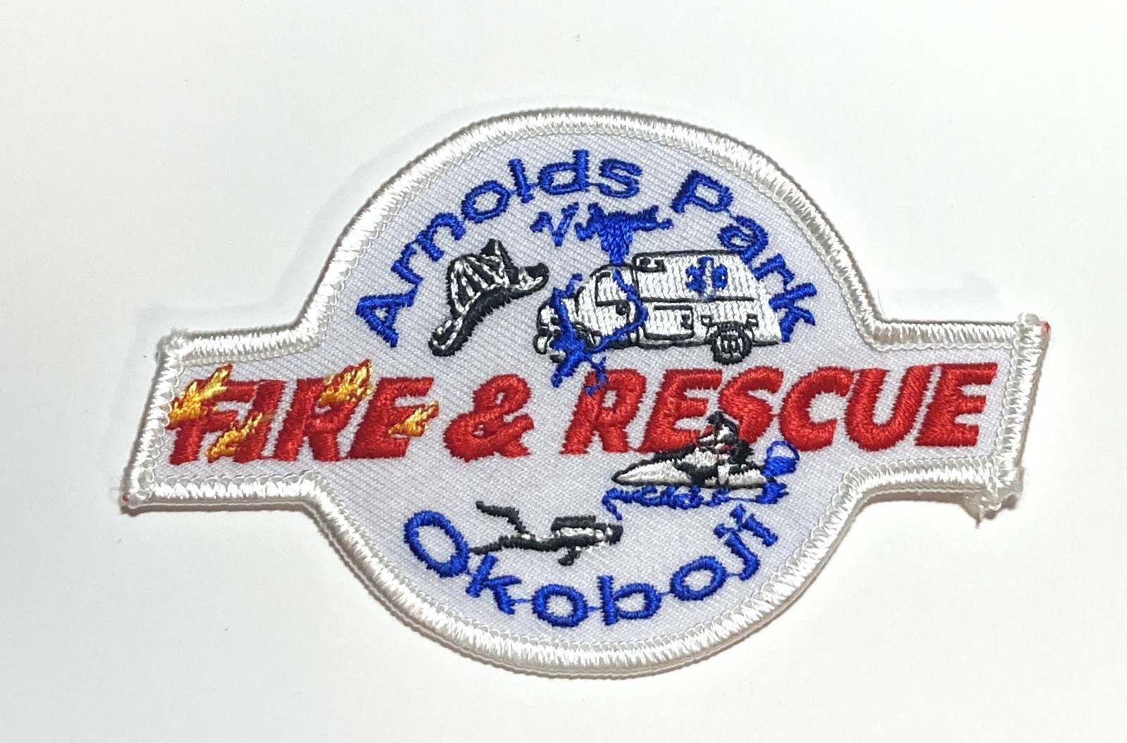 Arnolds Park - Okoboji Iowa Fire & Rescue Patch