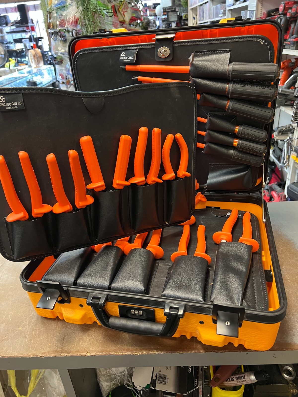 Klein Electrician Tool Set with hard case