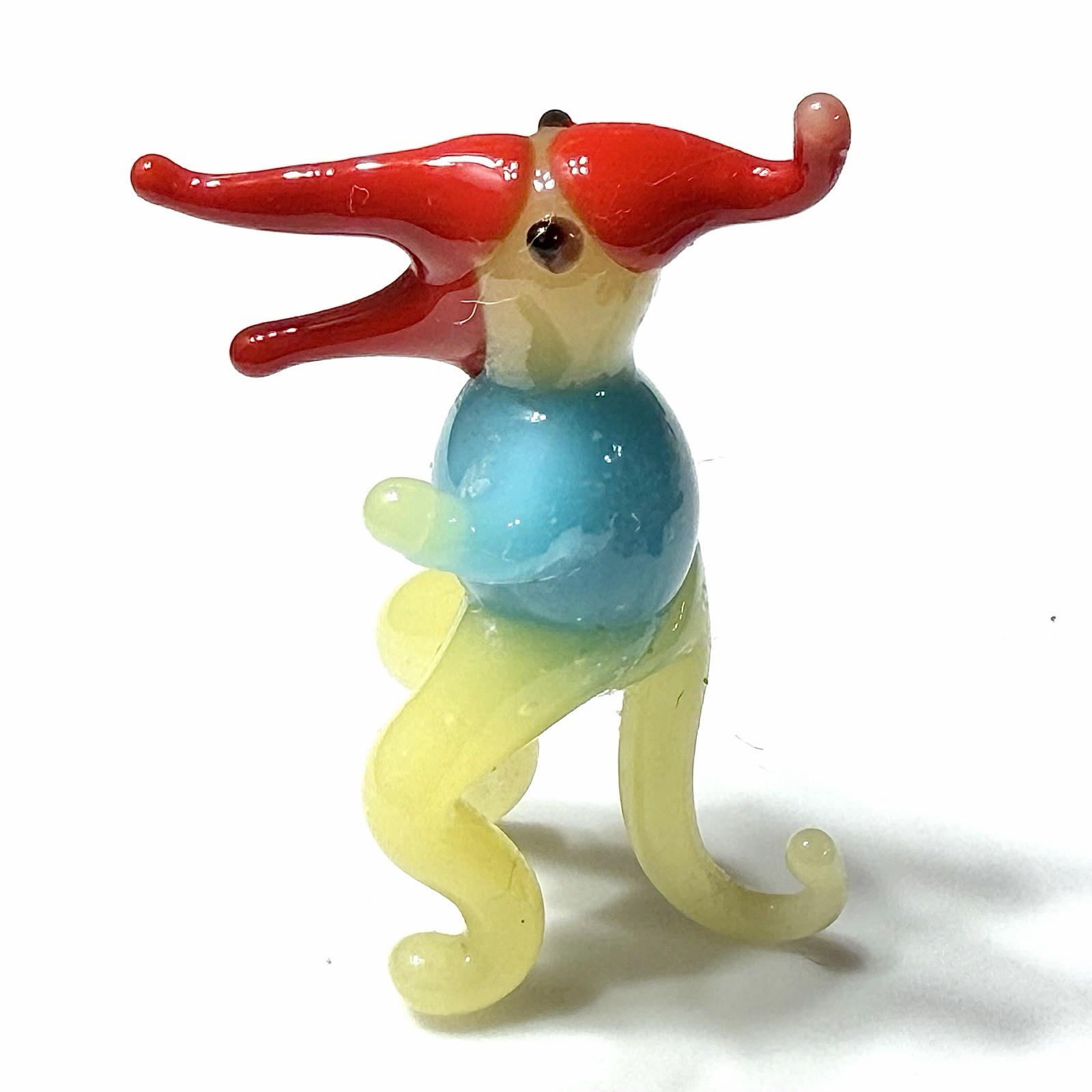 Miniature Lampwork Hand Blown Fictional Character w/ Tail Figurine
