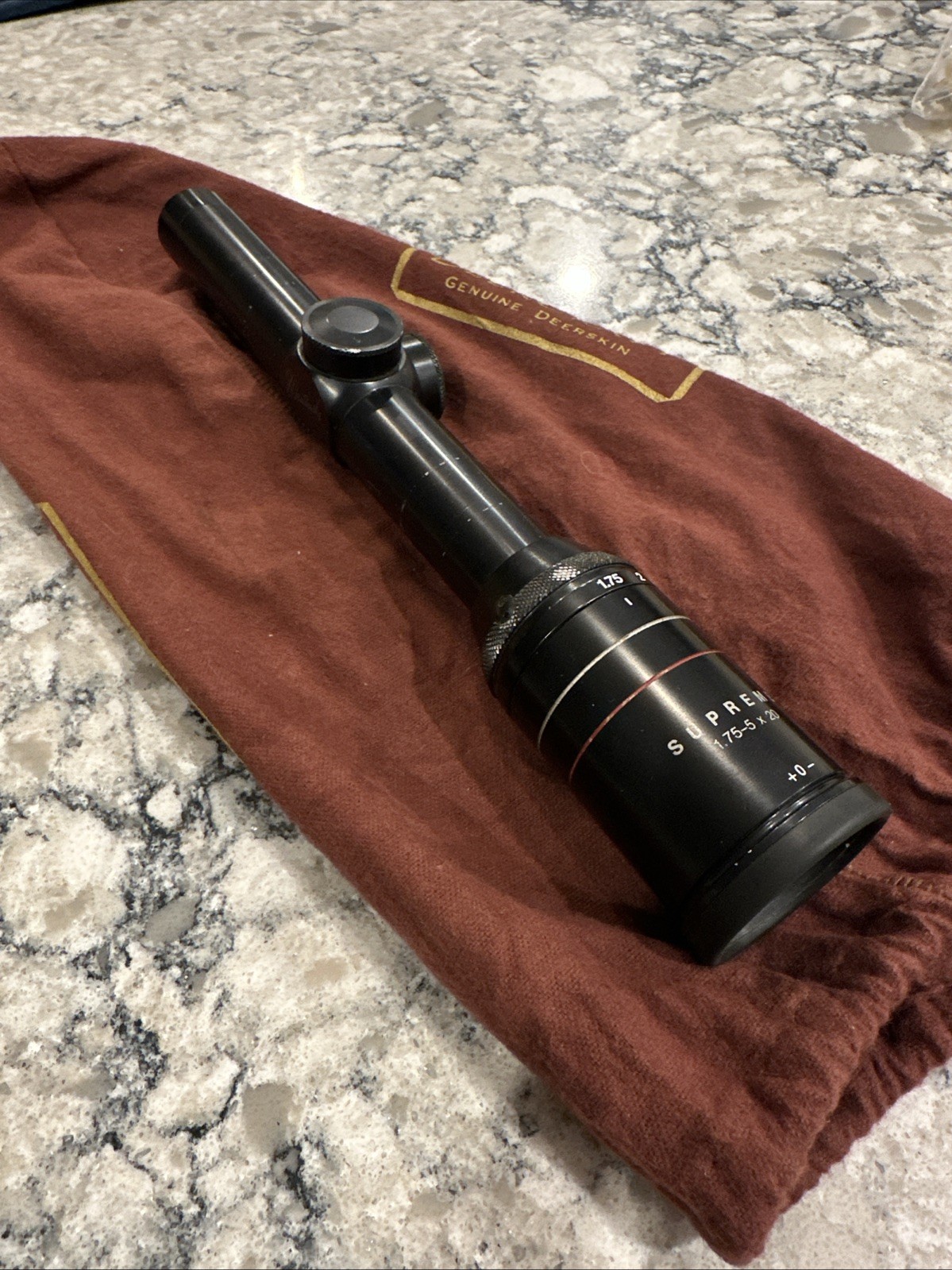 RARE VTG Weatherby Japan Supreme Rifle Gun Scope 1.75-5 X 20 Hunting