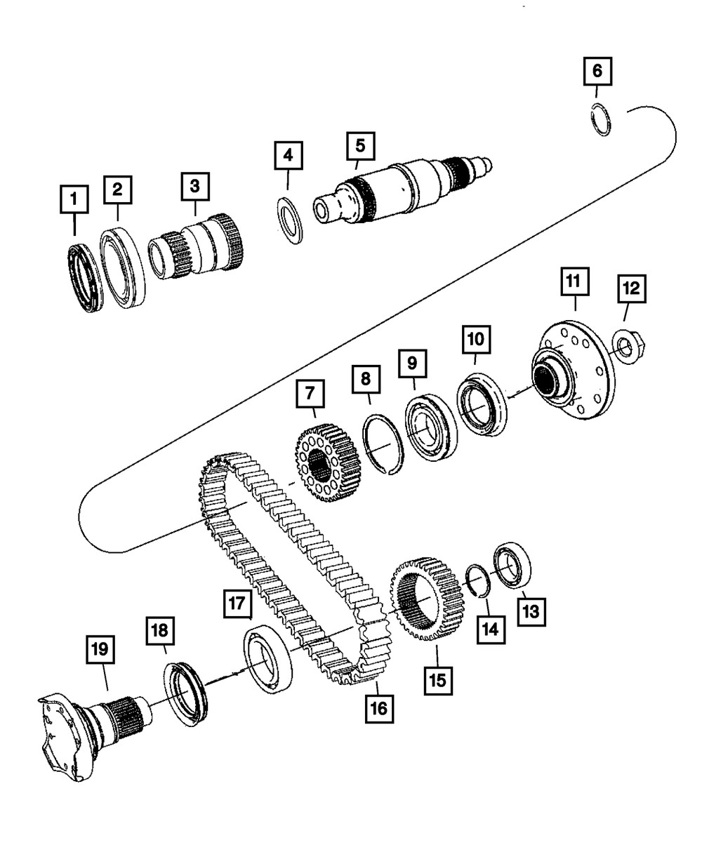 Genuine Mopar Ball Bearing 5143741AB