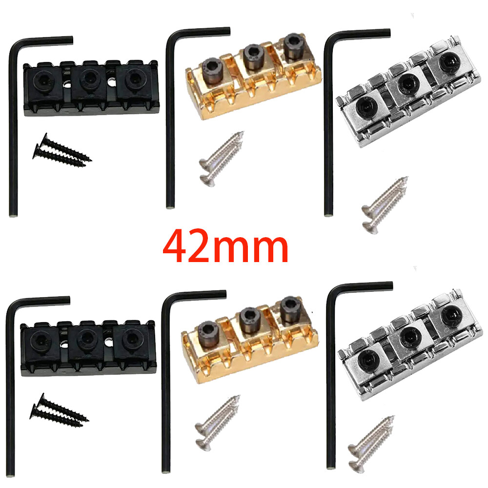 2 Sets Guitar Locking Nut 42mm String Lock For Floyd Rose Tremolo Bridge US