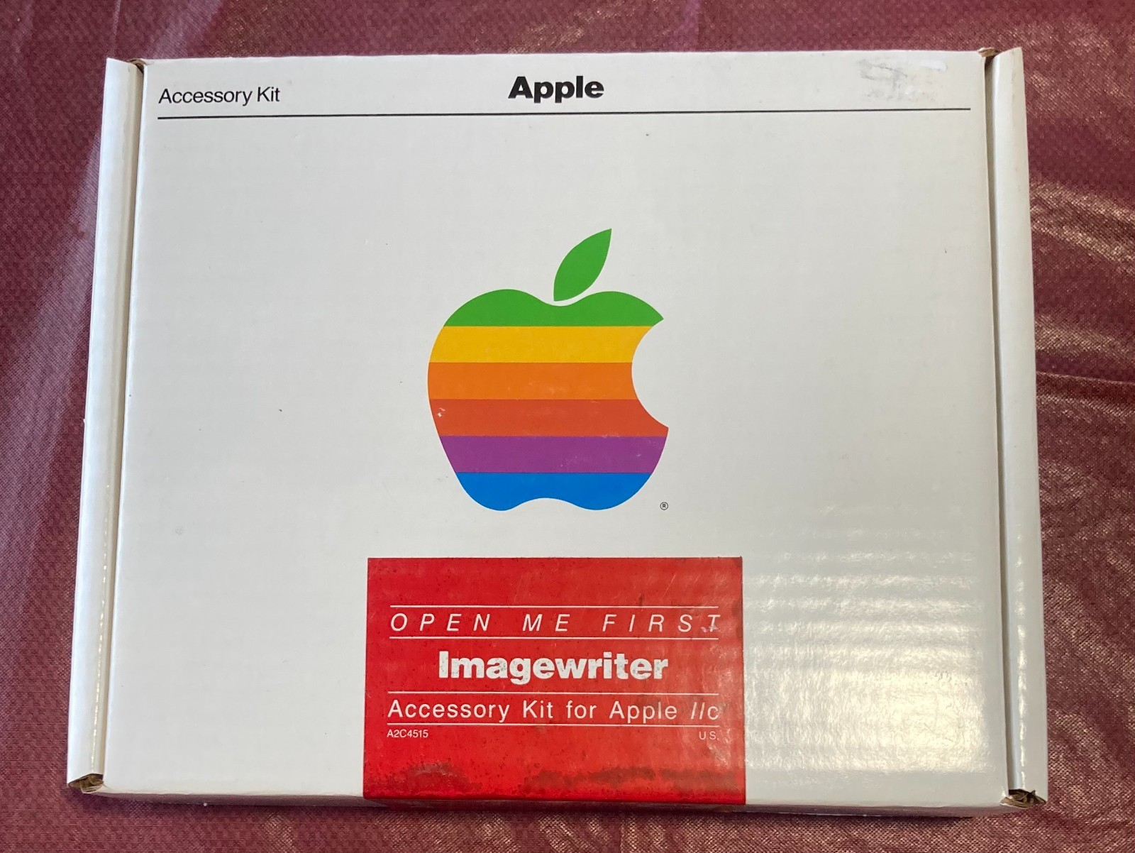 Vintage Apple IIC Imagewriter Printer Accessory Kit A2C4515 New & Sealed Box
