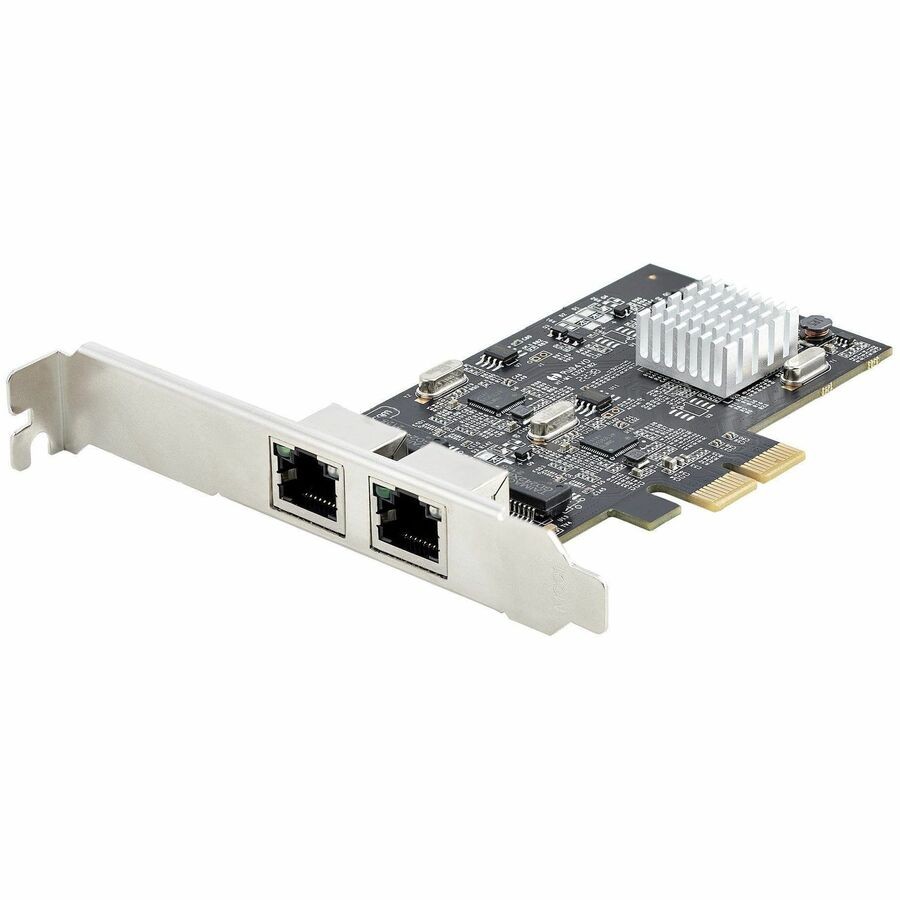 StarTech 2-Port 2.5Gbps NBASE-T PCIe Network Card, Intel I225-V, Dual-Port