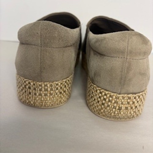 Vince Warren Women Platform Espadrille Slip On Sneakers Taupe Gray 7.5M