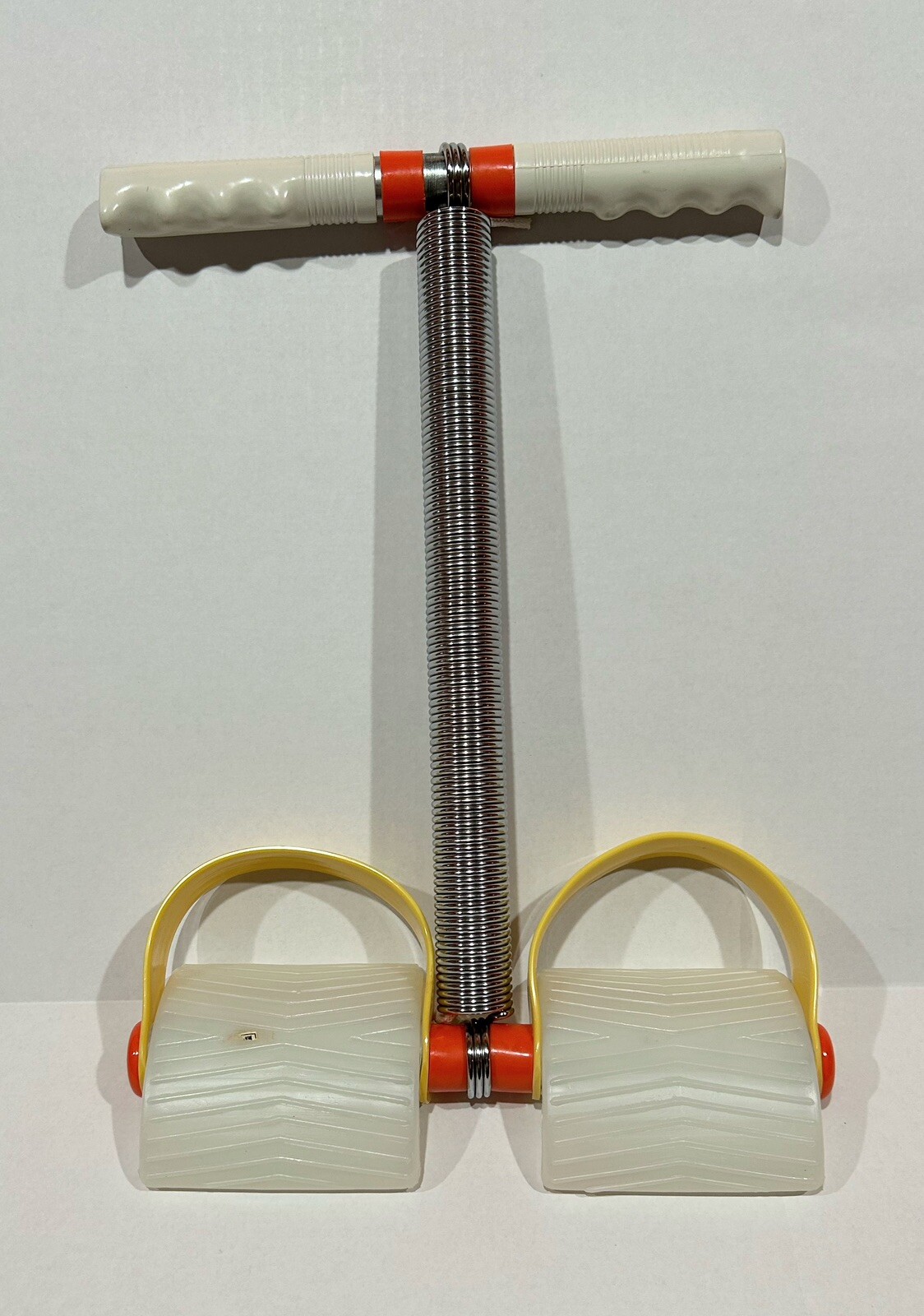 Vtg Pull-Up Rowing Exerciser Spring Action Aerobic Home Exercise *Box Wear *READ