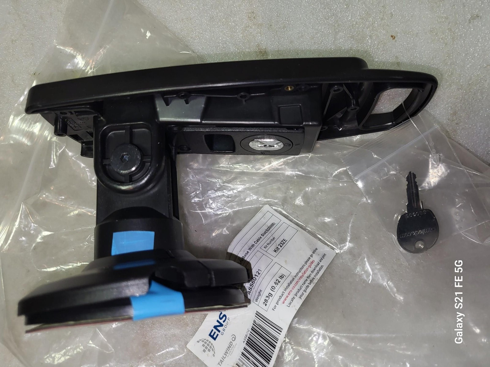New ENS Group Tailwind FlexiPole SafeBase with Key ASS60121