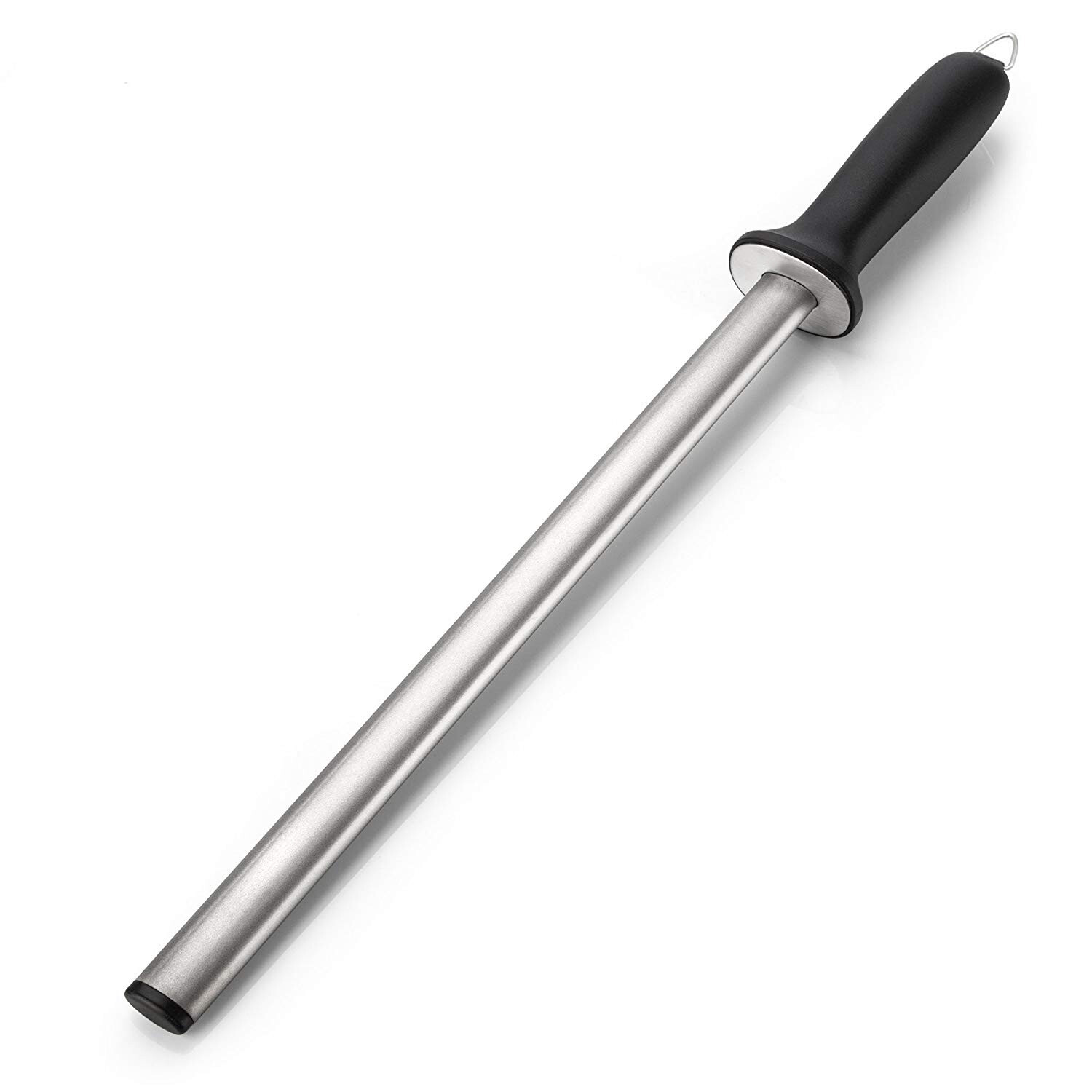 10'' Oval Diamond Knife Sharpener Kitchen Knife Sharpening Rod With ABS Handle