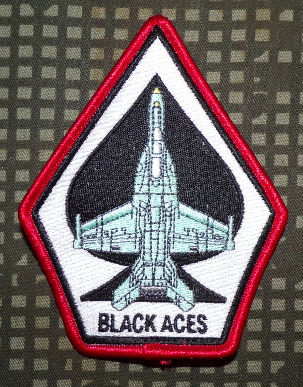 US Navy VFA-41 Strike Fighter Squadron Forty-One Black Aces Patch