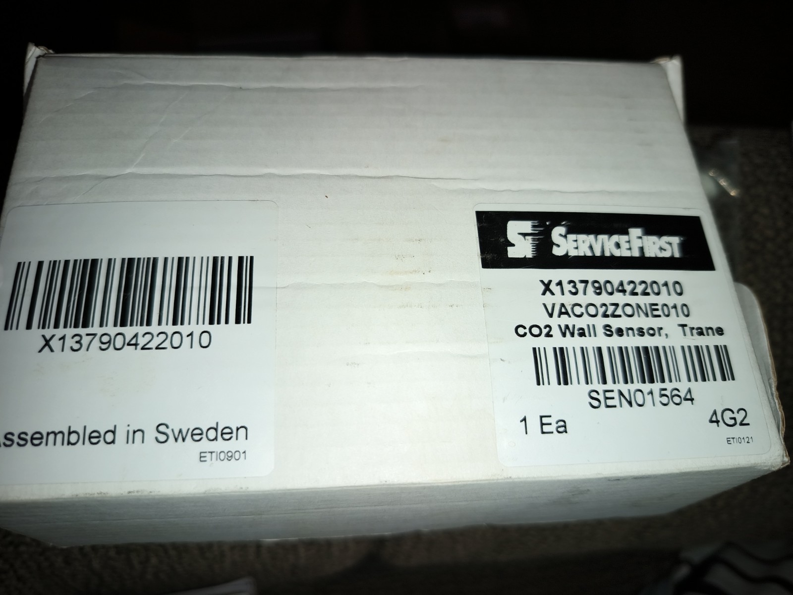 CO2 Wall Sensor SEN01564 X13790422010 VACO2ZONE010 Service First/Trane
