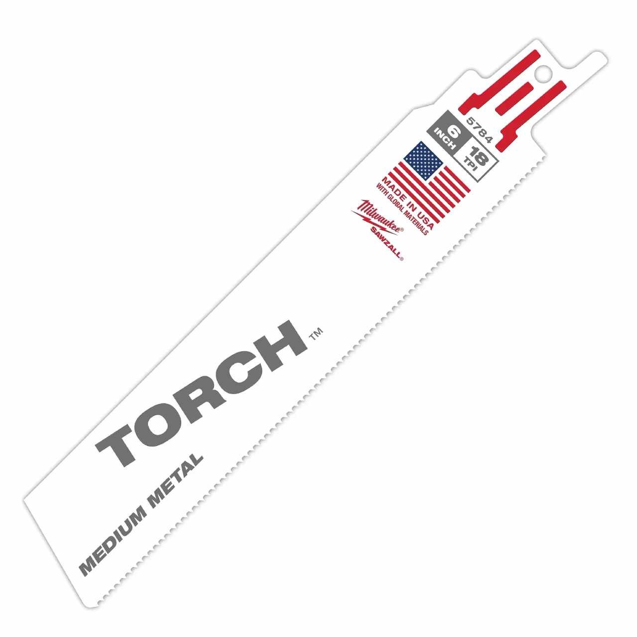 The Torch SAWZALL Blade, 6 inch 18 TPI (5 Pk)