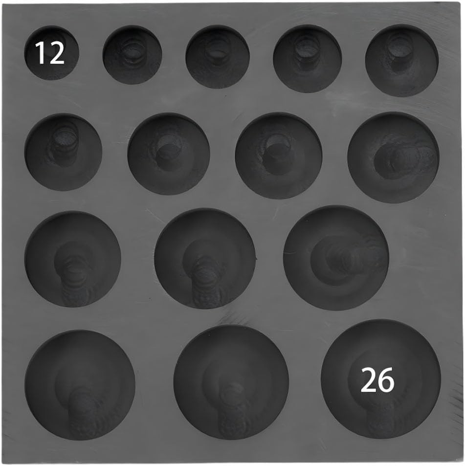 High Thermal Stability Graphite Mold for Casting Gold, Silver, and Copper Ingots