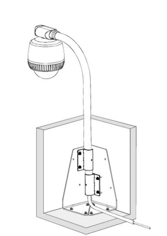 American Dynamics ROTRF Over the Roof Floor Mount