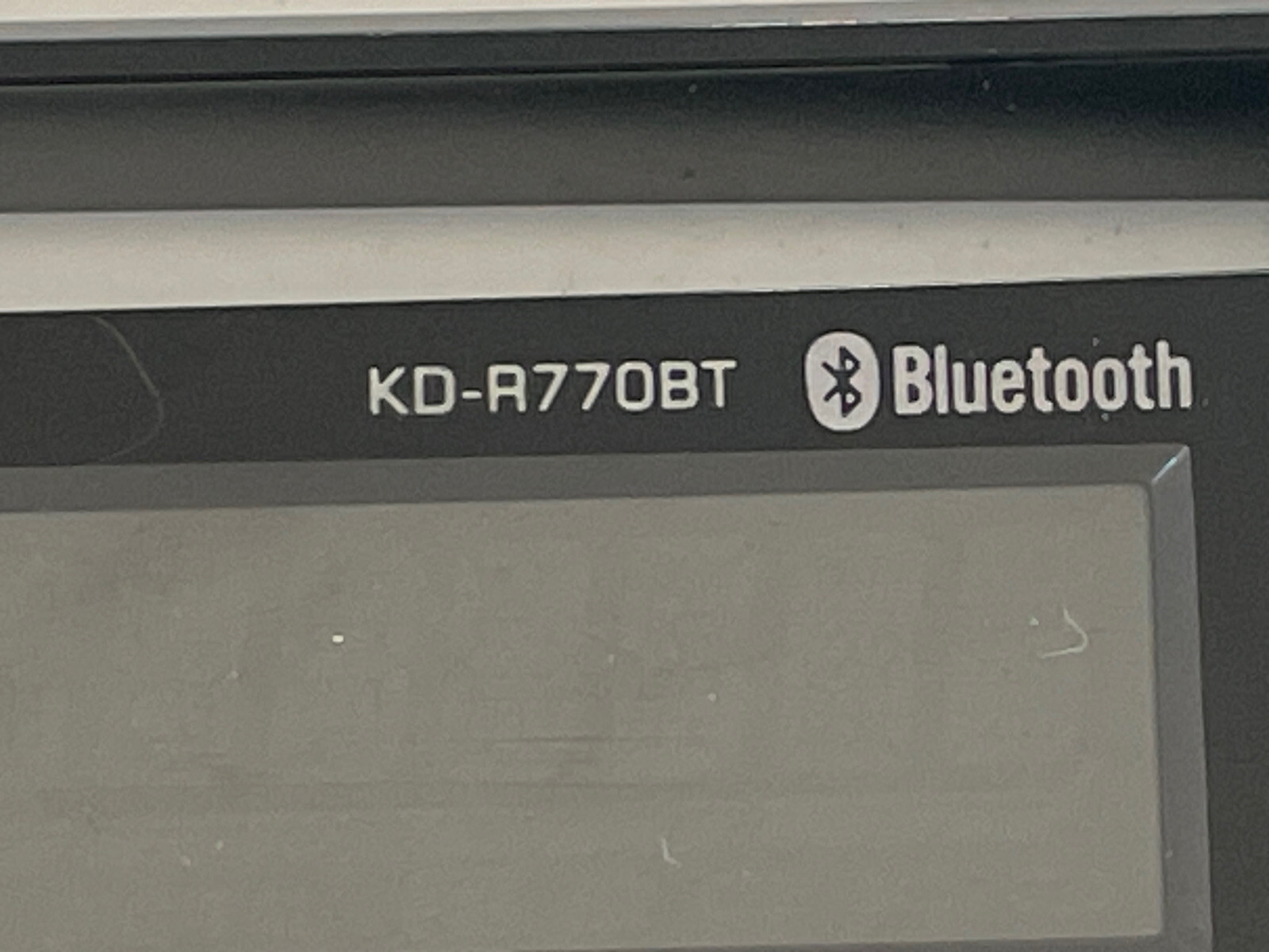 JVC KD-R770BT CAR STEREO ONLY ONLY JVC KD-R770BT FACEPLATE ONLY OEM🟠