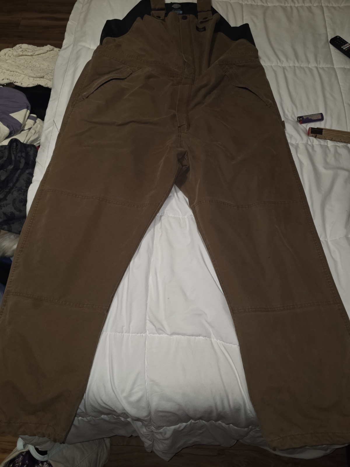 Dickies Mens Beige Strap Cover Alls 2xl