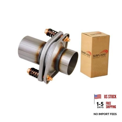 Exhaust Flex Spring Flanges 100% 409L Stainless, Spring Joint For 2.5"X6"