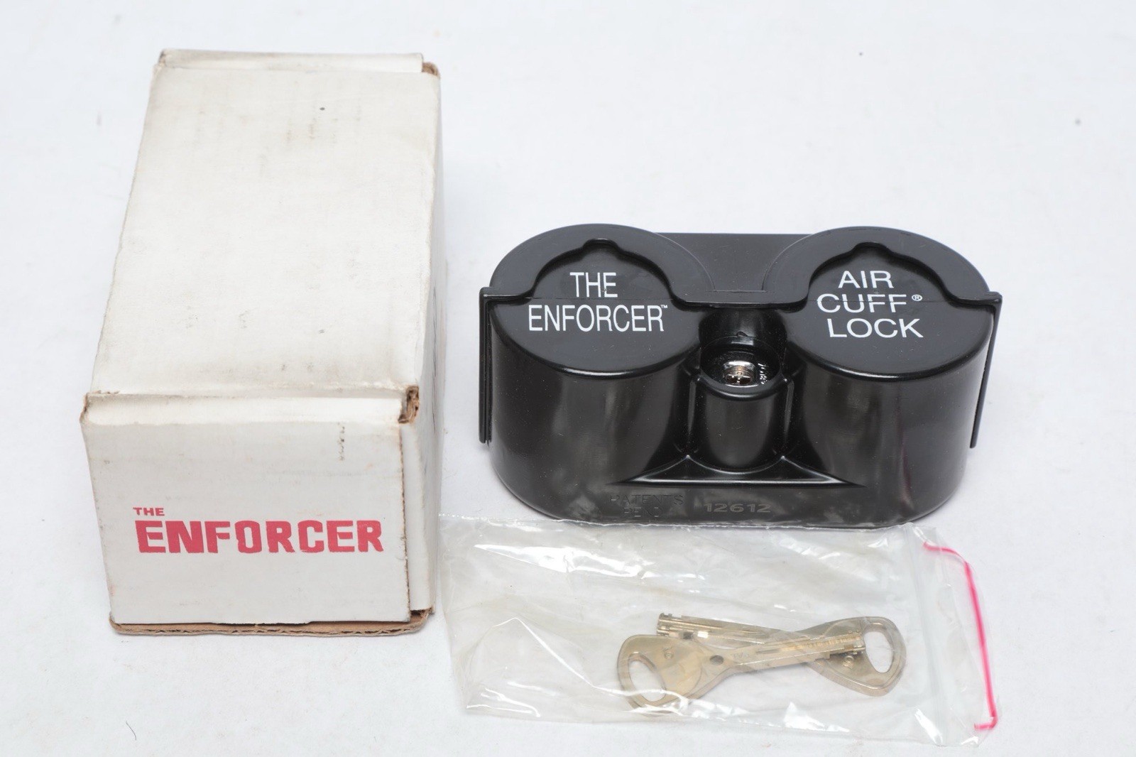 NEW OLD STOCK: The Enforcer Air Cuff Lock #3000 – Commercial Semi Truck Security