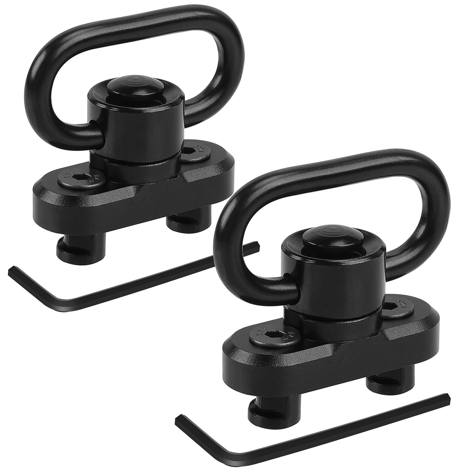 FENTUK Keymod 2 Point Traditional Sling Mounts Sling Swivels, 2 Pack 1.25" Qu...