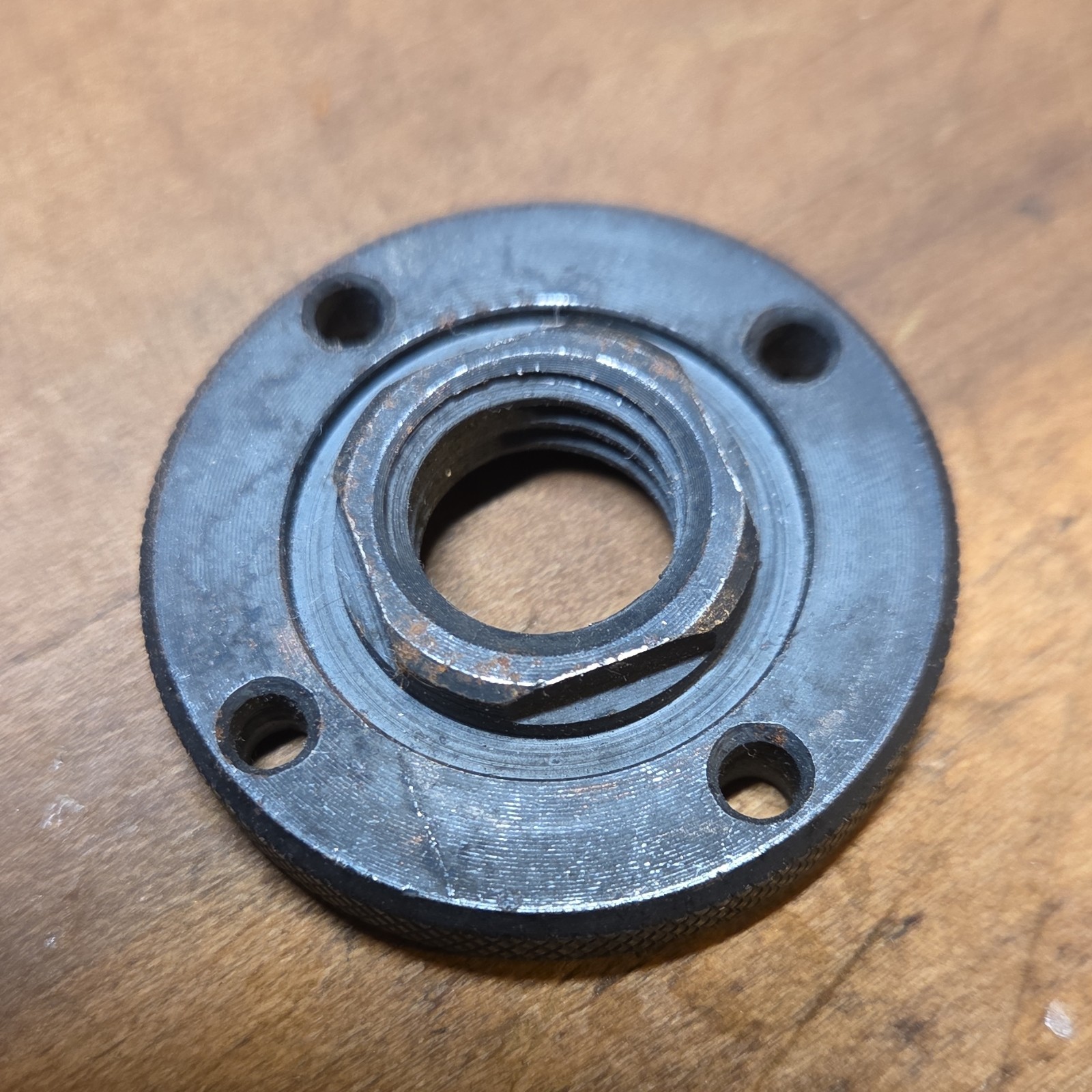Black Angle Grinder Flange Nut Replacement Part