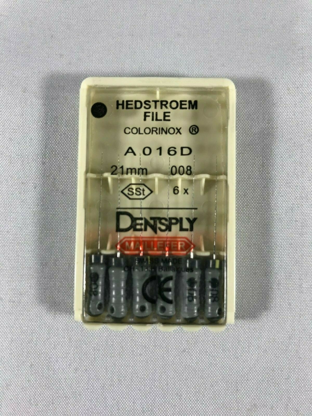 Dentsply Maillefer H-file Endodontic stainless steel 21mm All sizes 30 files/pk