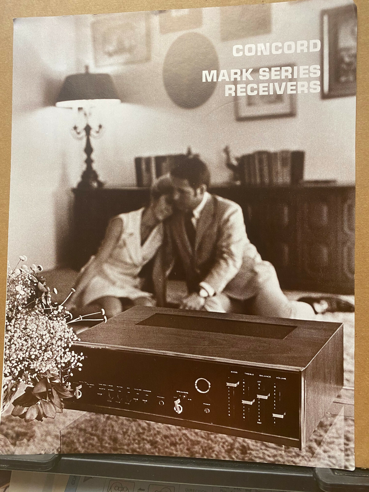 Vtg Concord Electronics Corp Brochure ~ Mark Series Receivers 10 12 20