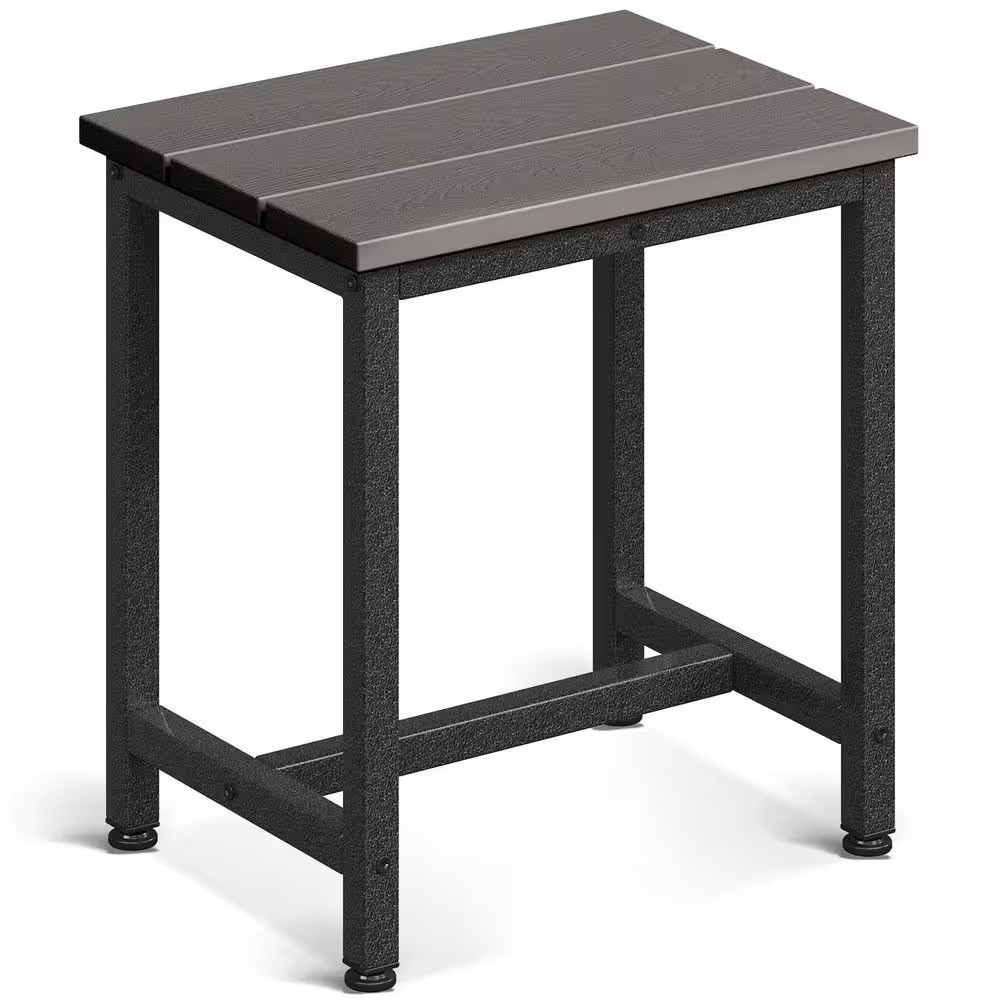 Outdoor Side Table, Adirondack Patio End Table with Weather-Resistant for Hot Tu