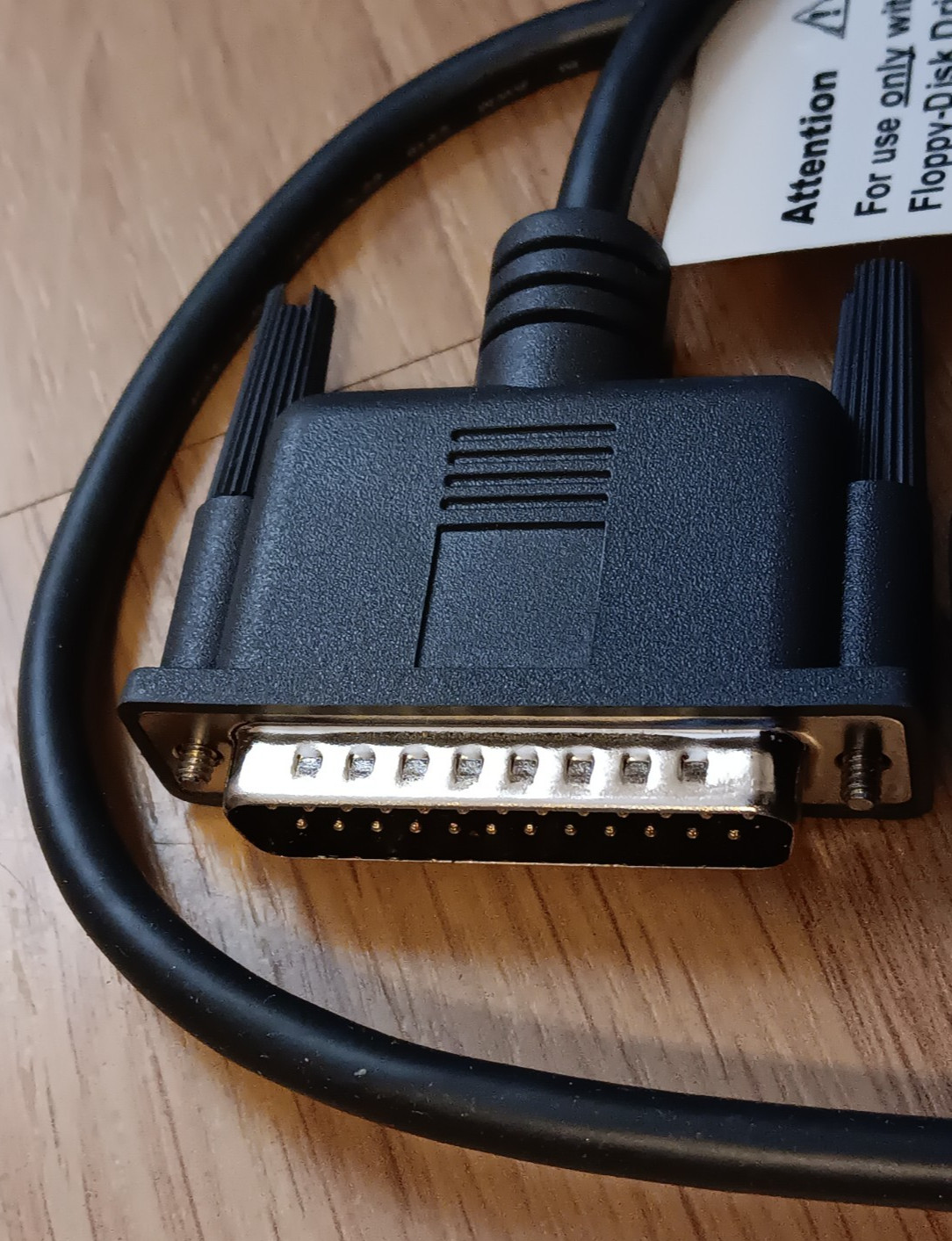 Vintage Dell Latitude C-Series Floppy Disk Drive Module Cable External Device