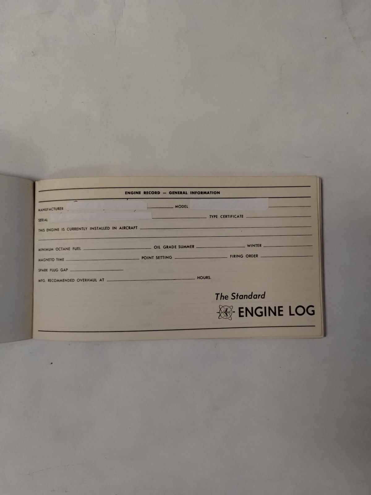 The Standard Engine Log Model SE-1 Original