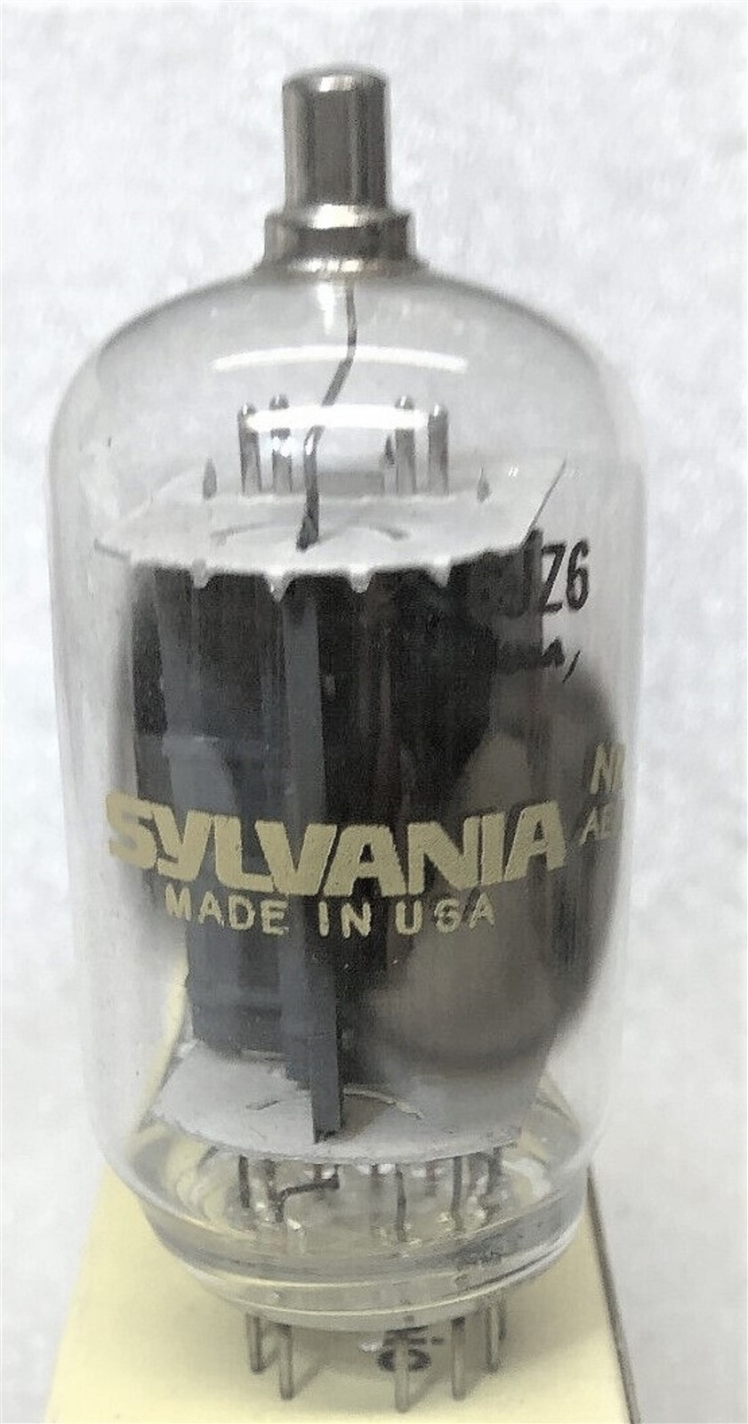 6JZ6 TUBE SYLVANIA NIB TESTED & BOXED VINTAGE COMMERCIAL SURPLUS