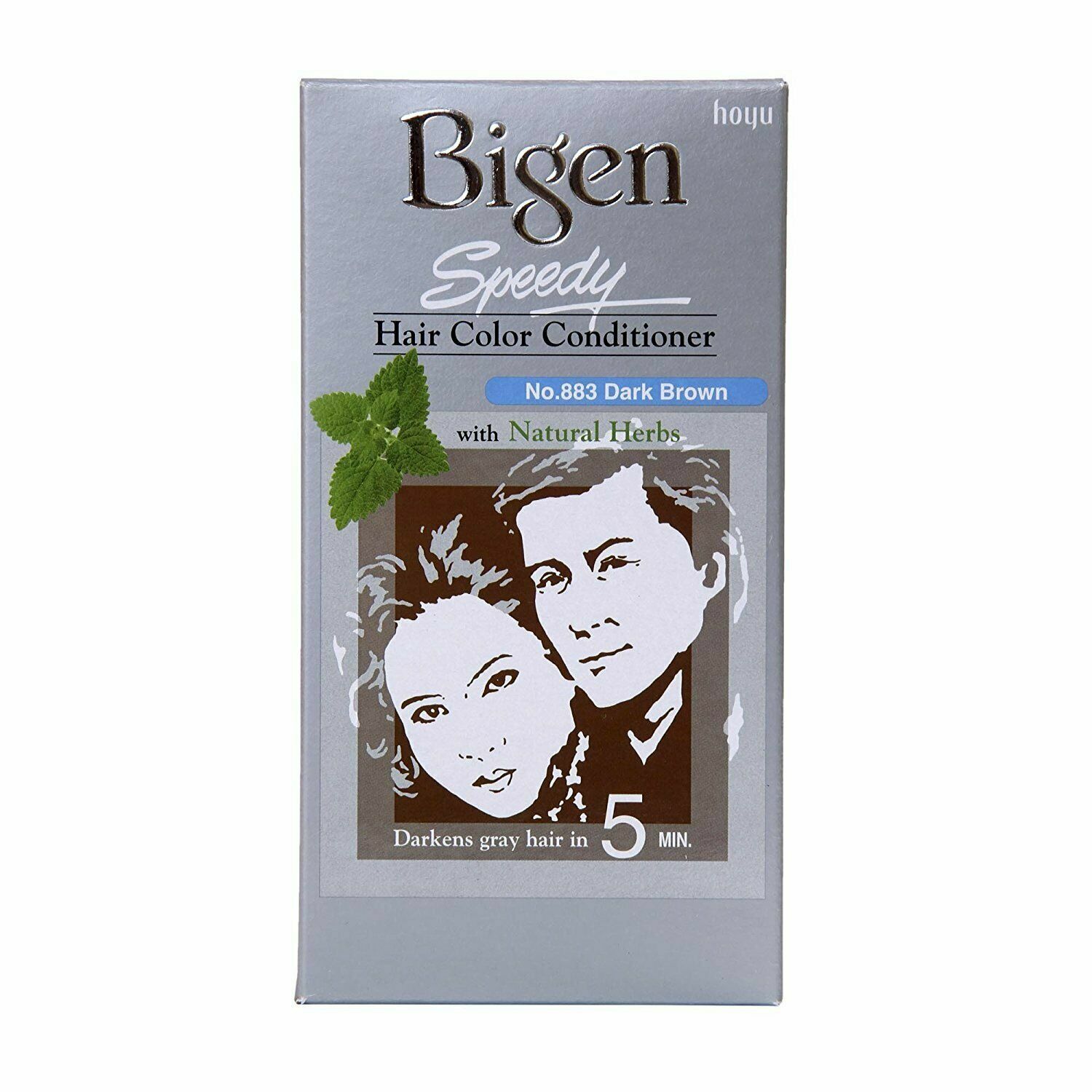 Bigen Speedy Hair Color Conditioner With Natural Herbs No. 883 Dark Brown 150ml