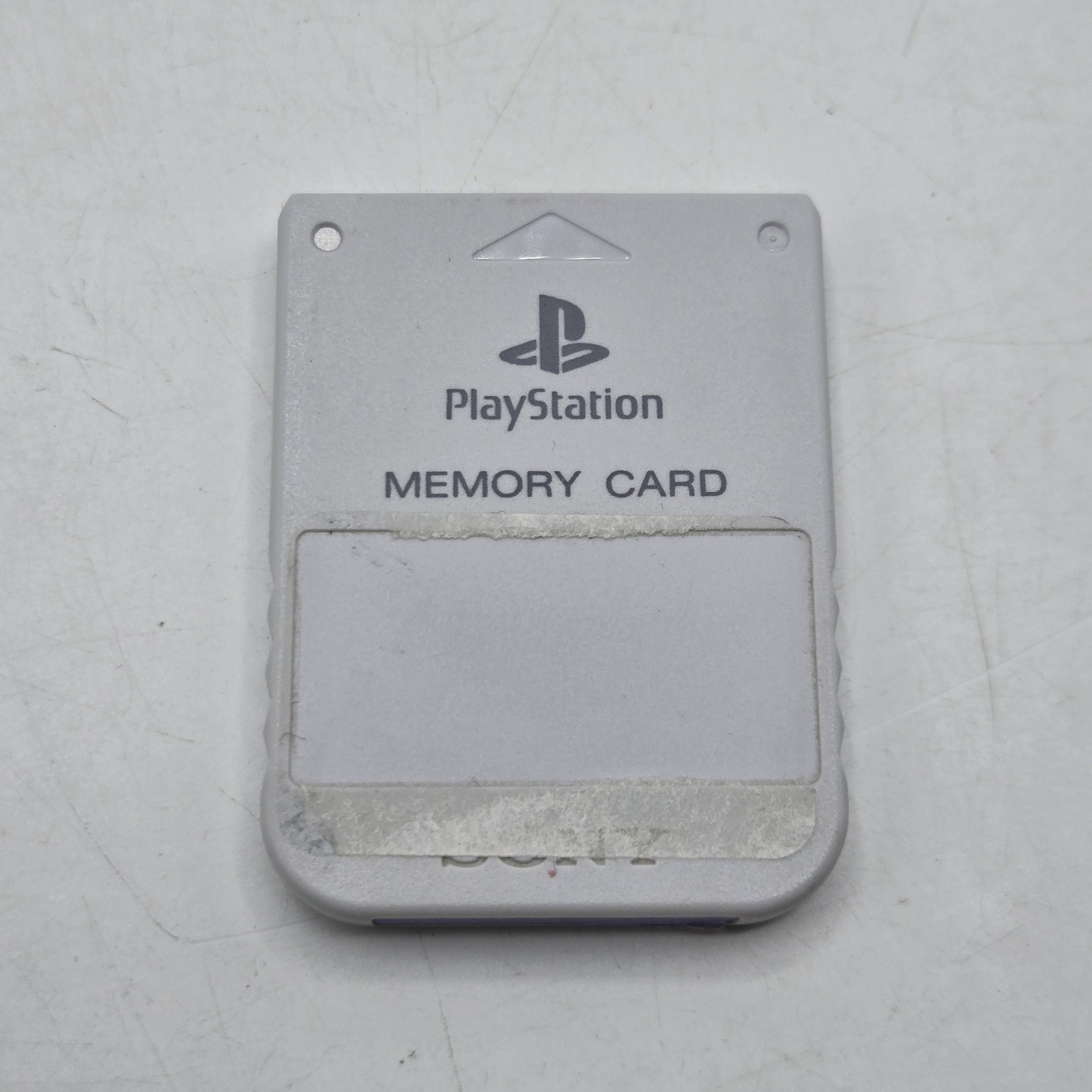 Sony Playstation 1 PS1 Official OEM 15 Block Memory Card SCPH-1020 Gray