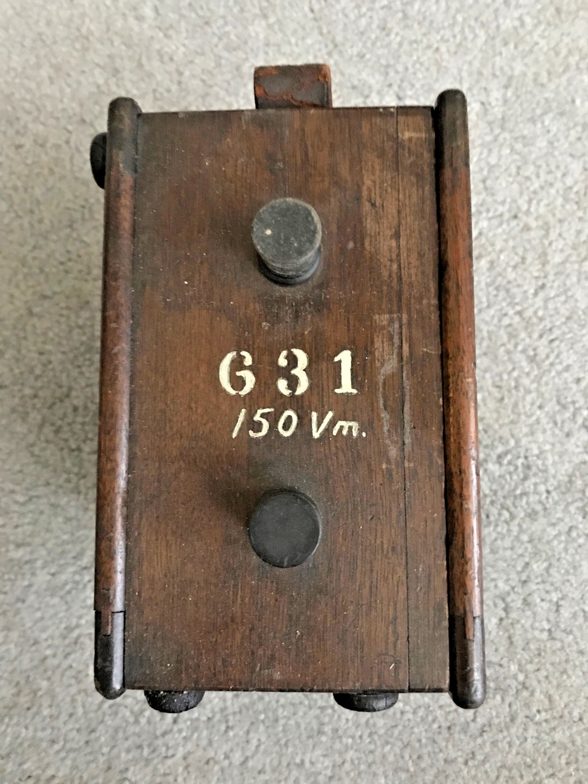Voltmeter, vintage electronics, 0-150 volts A.C., Roller-Smith Co., works.