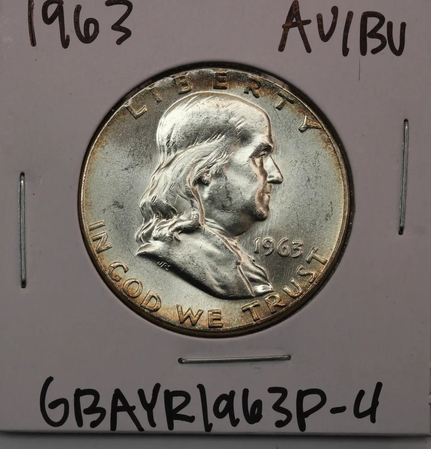 1963 Franklin Half Dollar AU/BU
