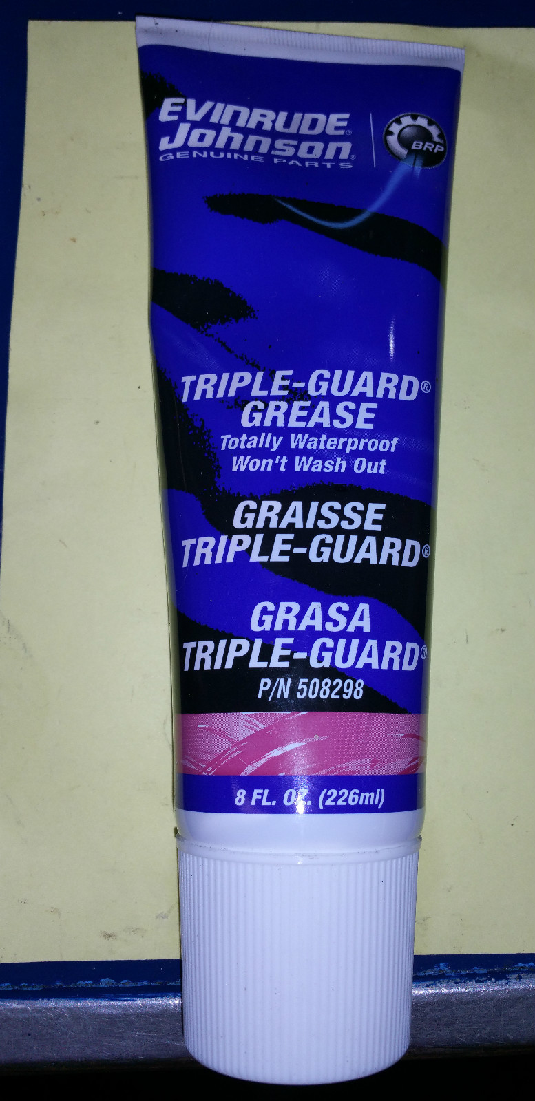 Evinrude Johnson OMC Triple Guard Grease  8 oz. tube  508298 BRP