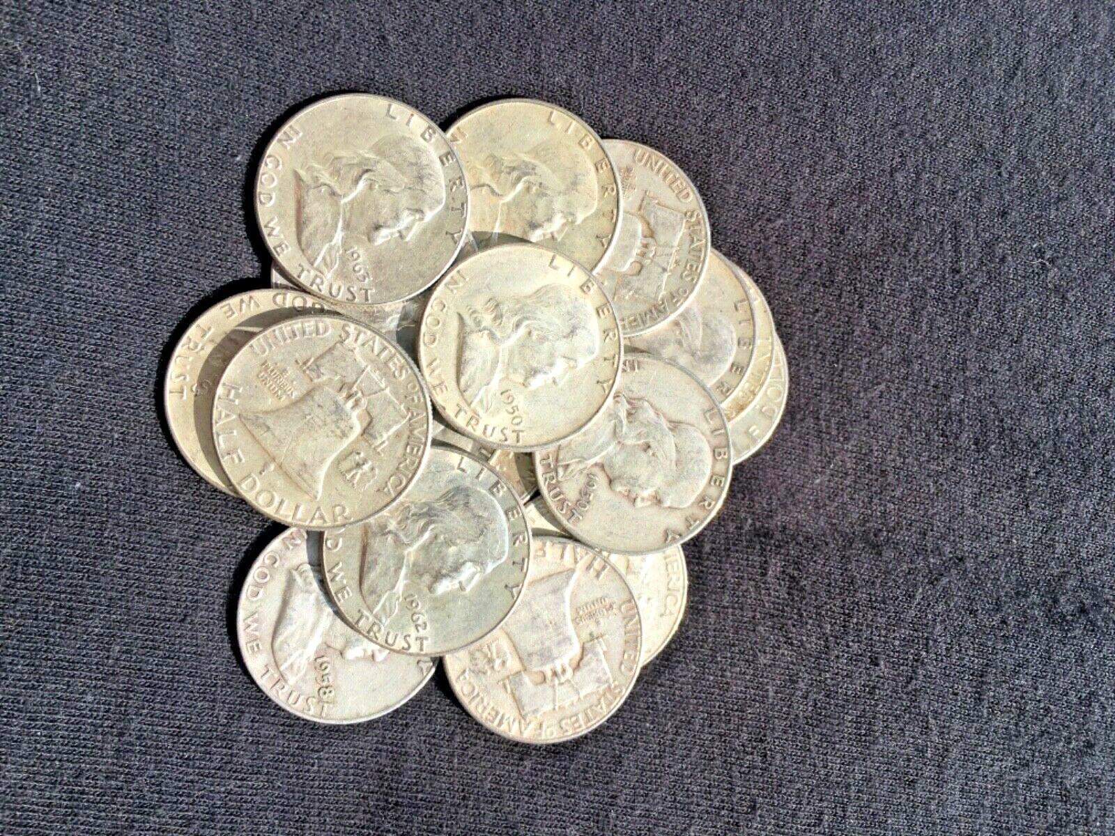 The Franklin Deal! All 90%  US Silver Coin $4.50  4 OZ. 1964 !!