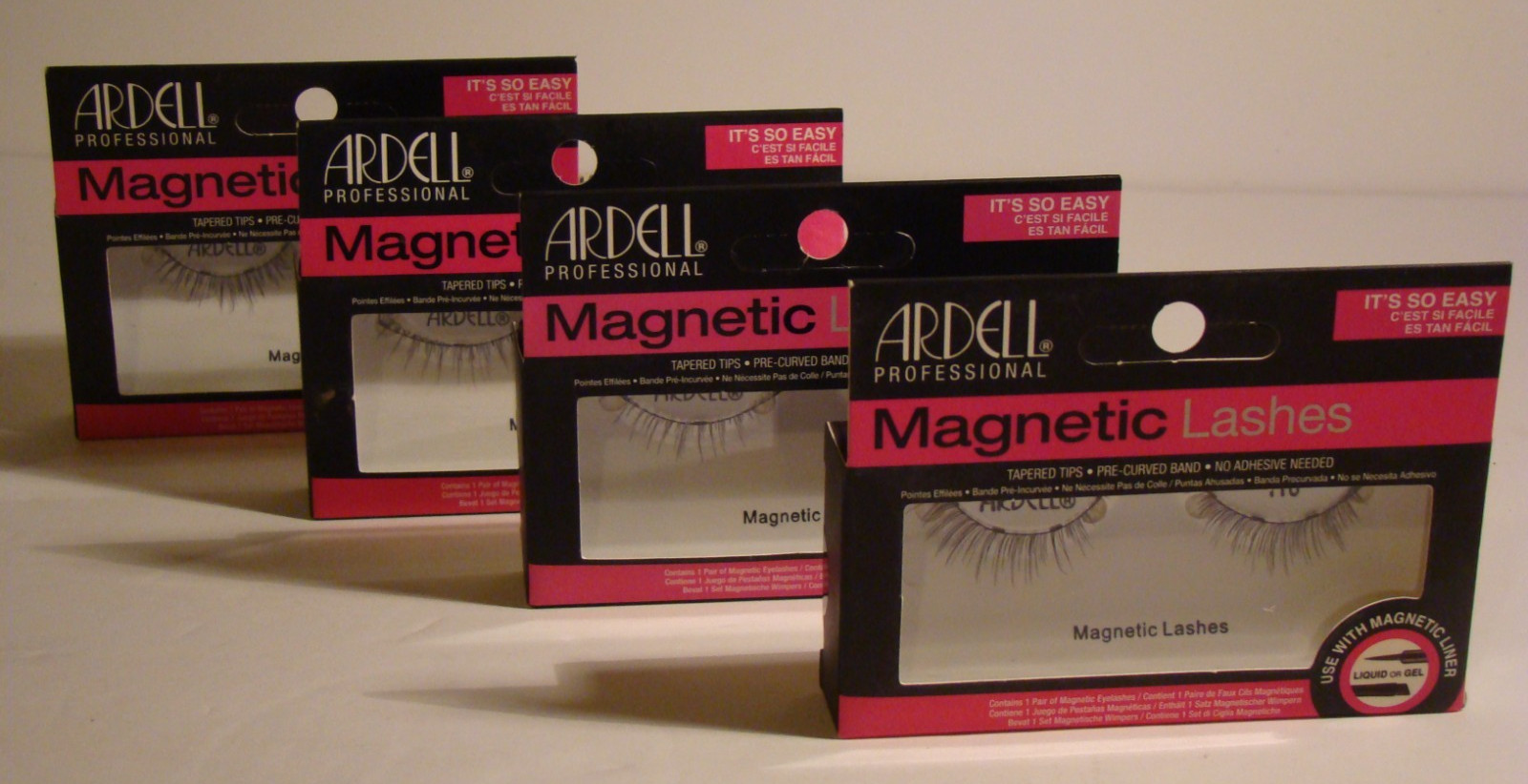 Ardell Professional Magnetic Eyelashes Lashes 110 New Old Stock Lot Of 4 Boxes