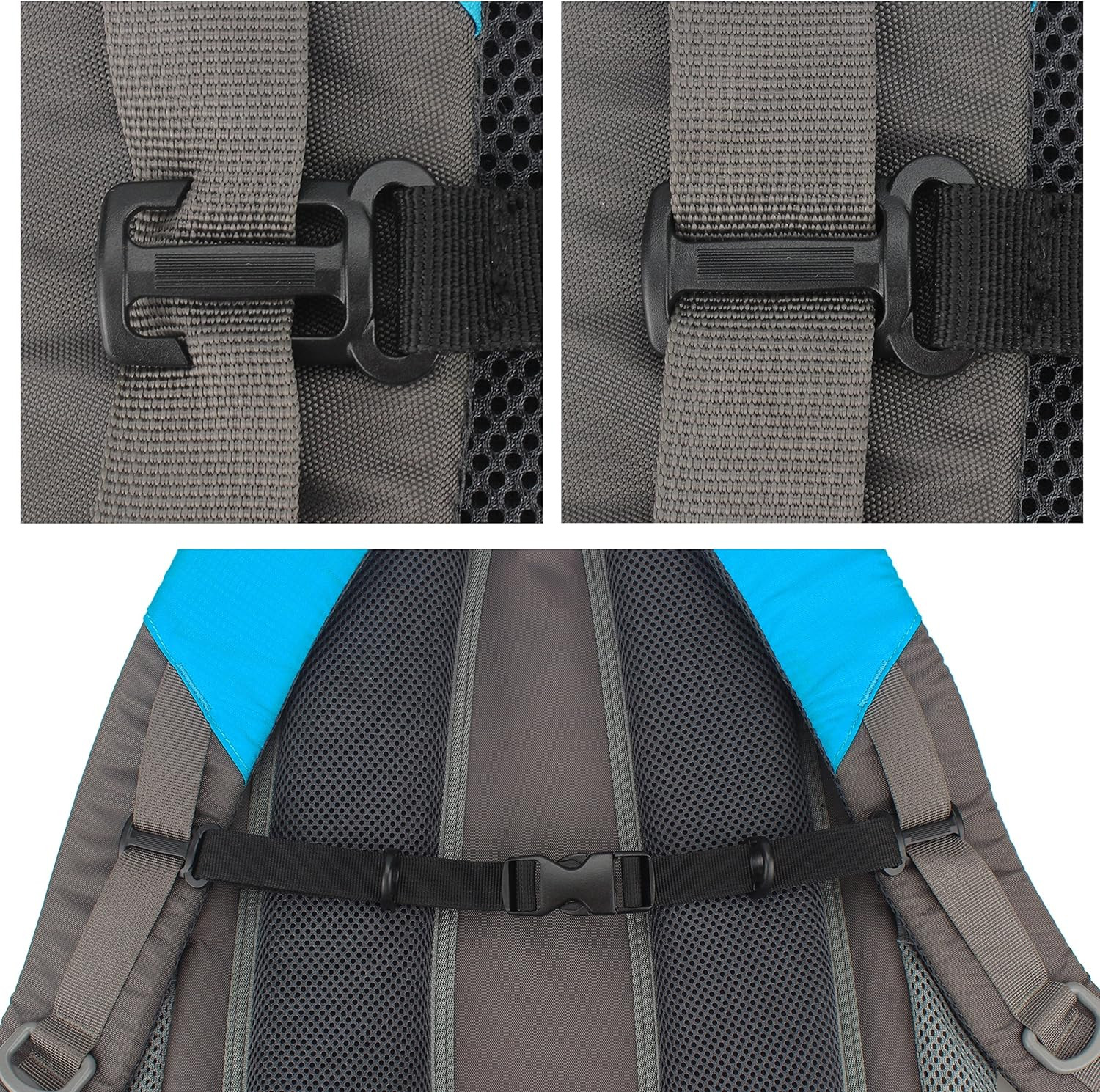 Sternum Strap with Quick Release Buckle for Hiking and Jogging Backpacks