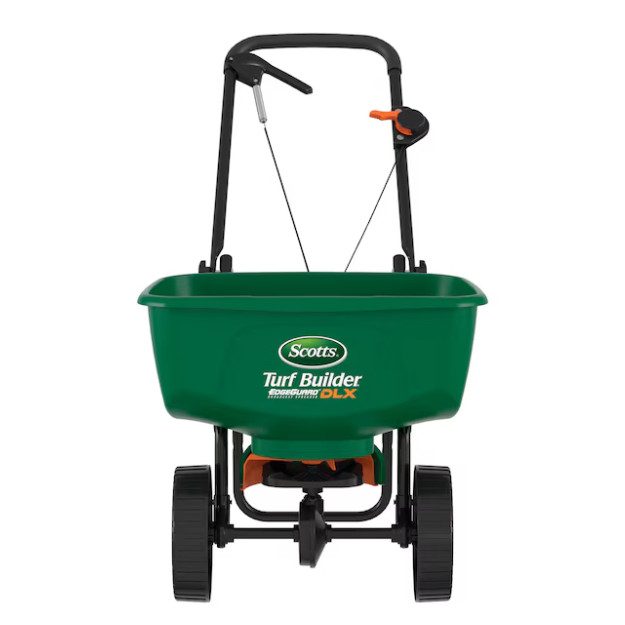 Scotts Turf Builder EdgeGuard DLX Broadcast Spreader 46-lb Capacity Compatible