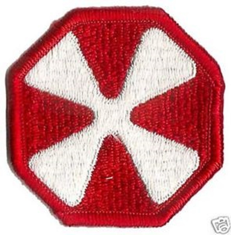 US ARMY 8TH ARMY PATCH - FULL COLOR
