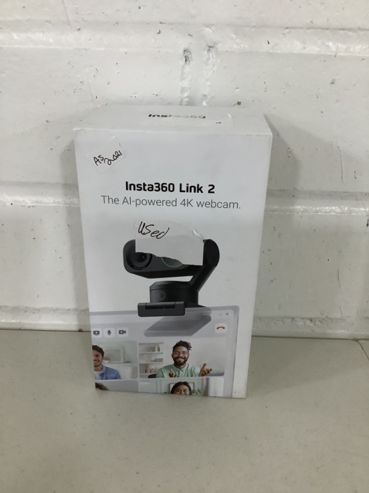 Insta360 Link 2 AI Powered 4K Webcam Mint Condition - Open Box