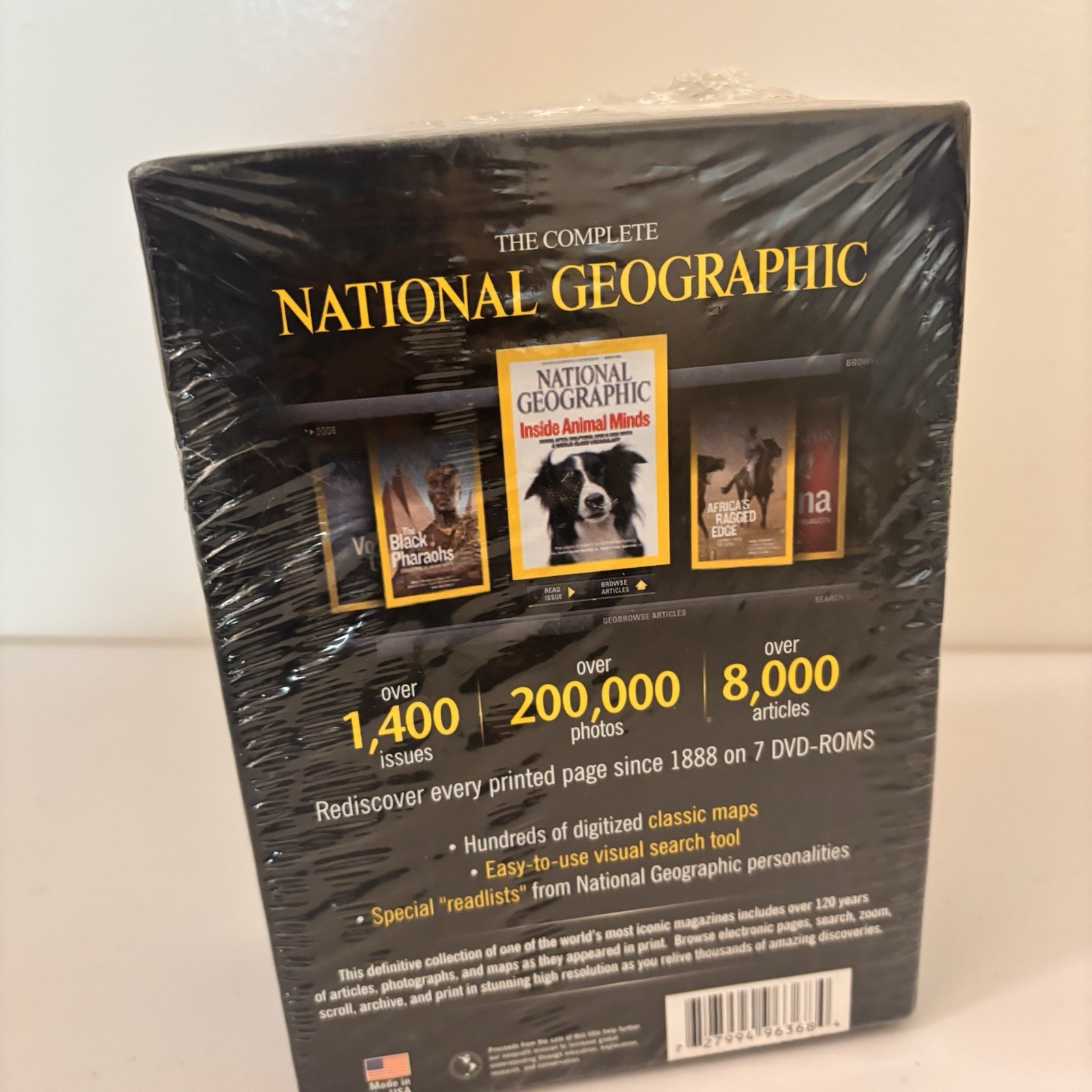 The Complete National Geographic (DVD-ROM Win Mac) SEALED - Box Damage