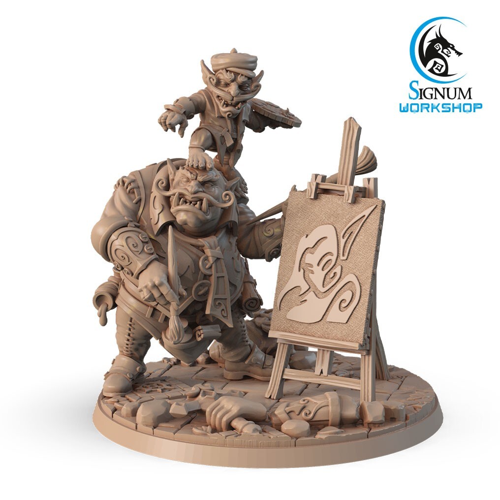 Salvador & Dali - Monster Artists - Signum Games - Fantasy Dungeons and Dragons