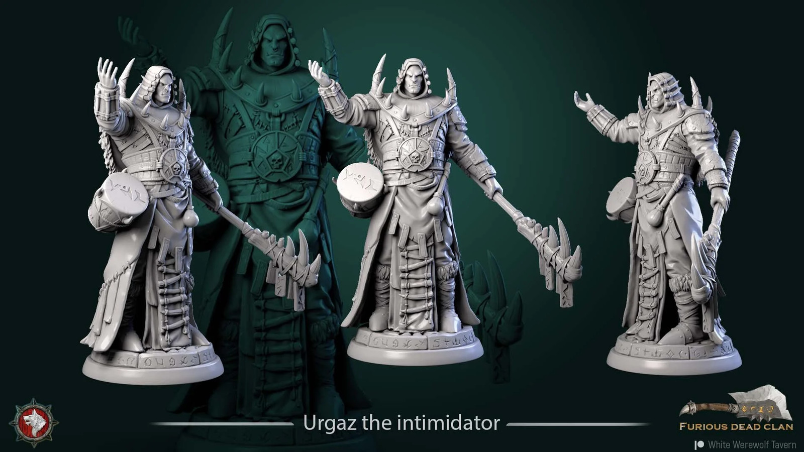 Urgaz The Intimidator - Resin Tabletop Miniature