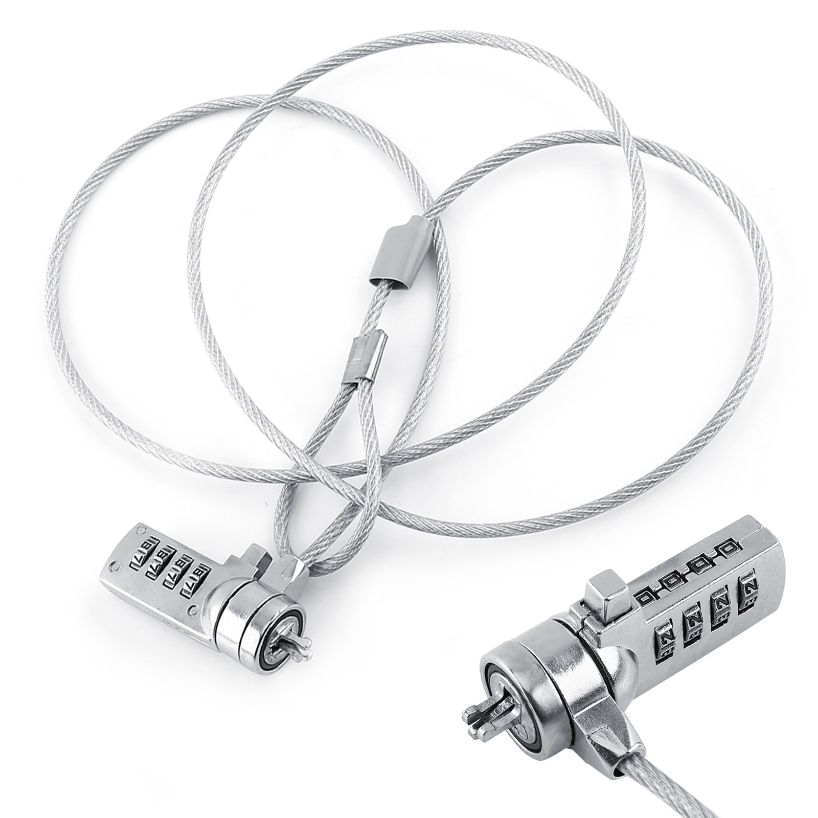 Laptop Combination Security Lock Cable Chain Theft Deterrent 4 Digit