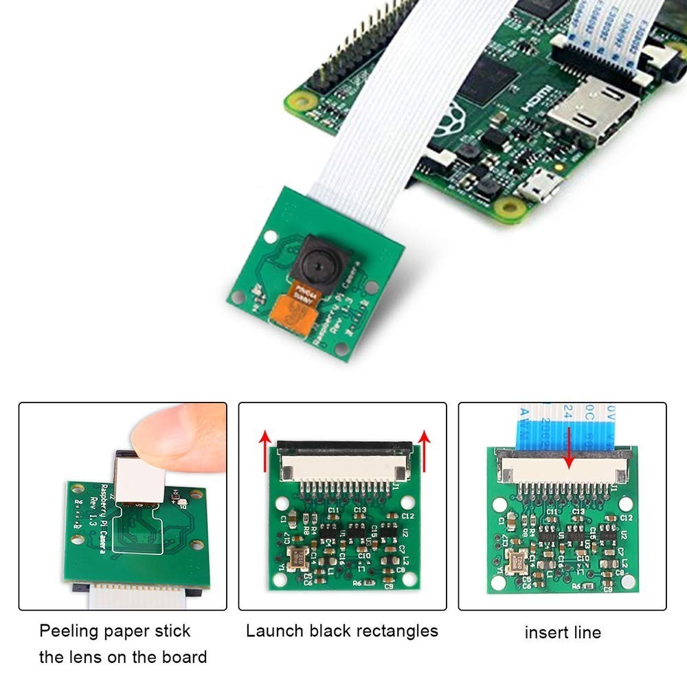 DORHEA Raspberry Pi Mini Camera 5MP 1080p Webcam for Raspberry Pi