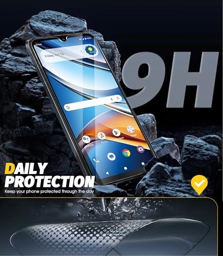 (3 Pack) Tempered Glass Screen Protector Compatible for Cricket Icon 2026 /