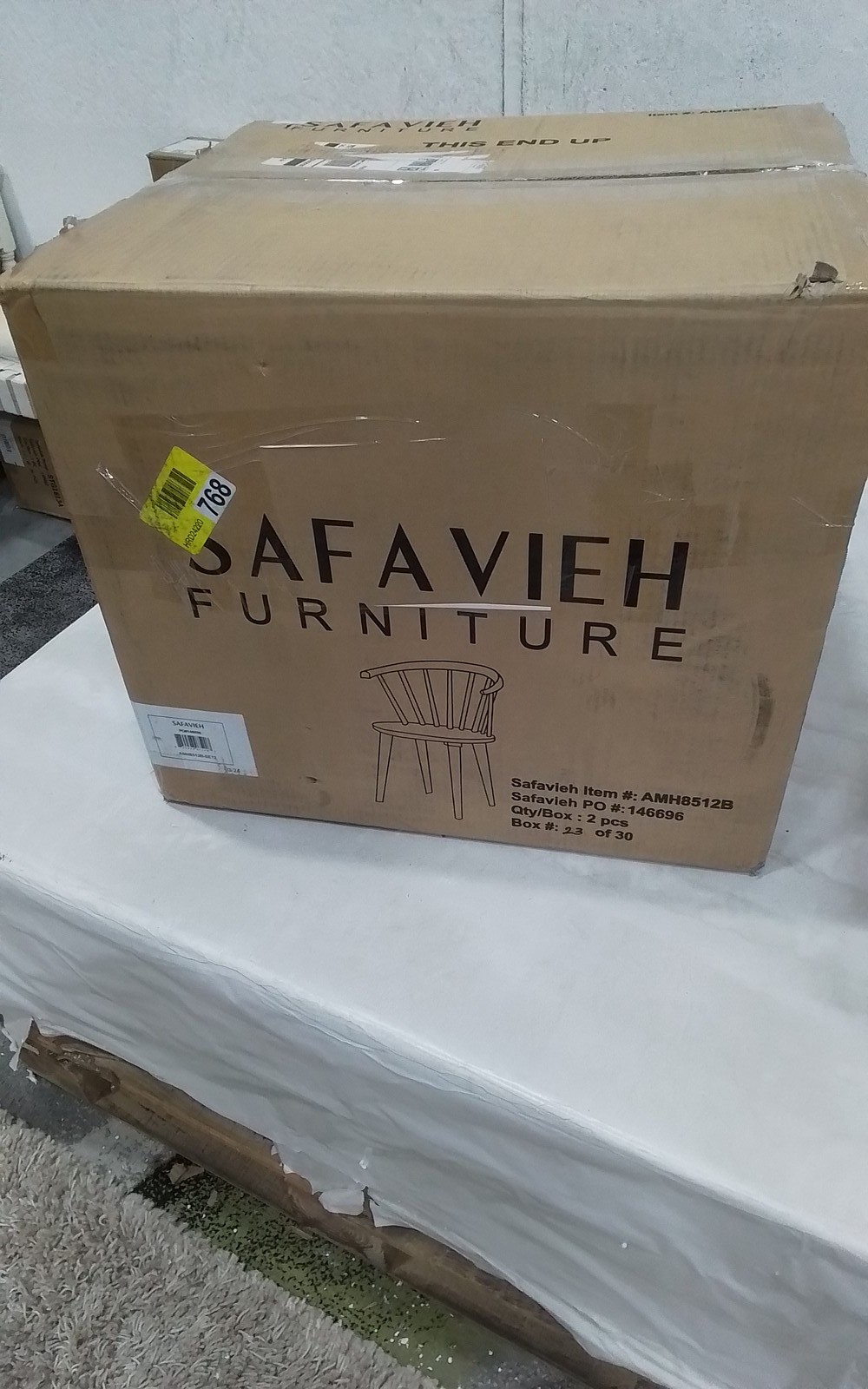 Safavieh BLANCHARD SIDE CHAIR, Reduced Price 2172777914 AMH8512B