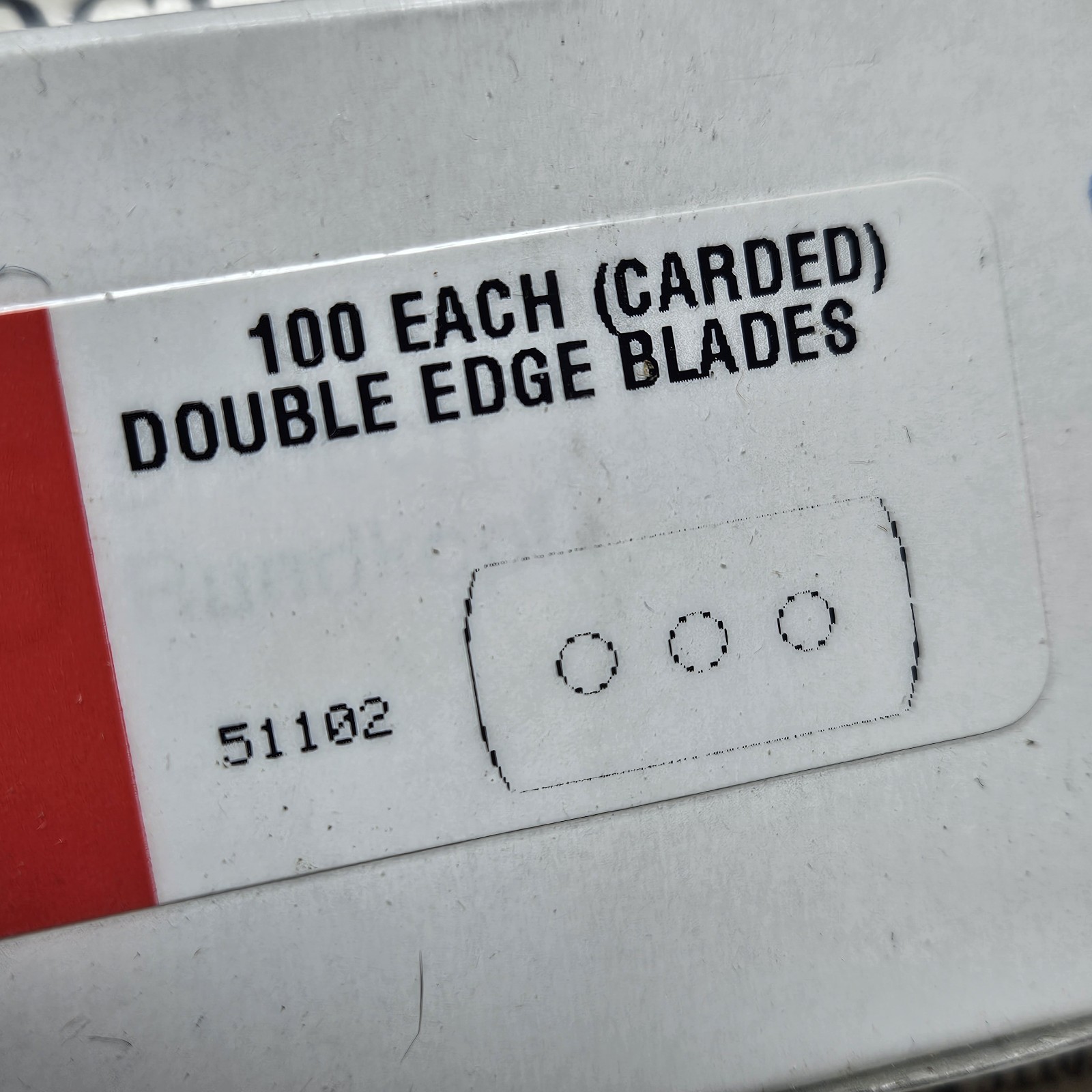 Advance Double Edge Razor Blades 51102 Super Sharp Long Lasting Germany 100 Each
