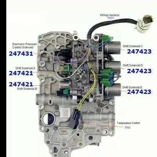 OEM FNR5 Valve Body Solenoids Mazda DEMIO FAMILIA PREMACY VERISA 4F27E FN4A-EL